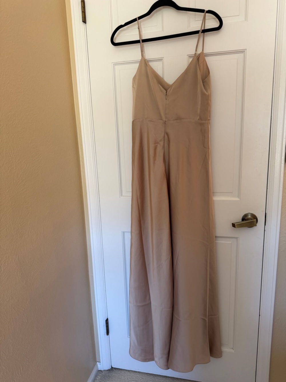 Birdy Grey Jay Dress in Matte Satin Gold | Size Medium - Picture 3 of 9
